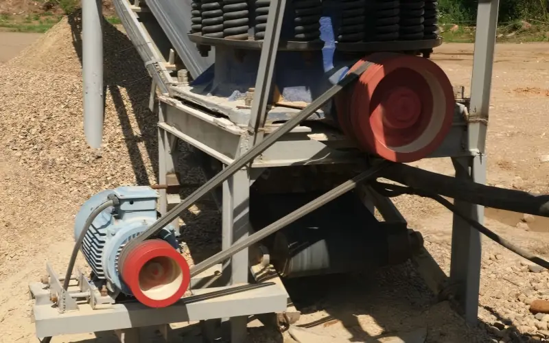 stone crusher v belt